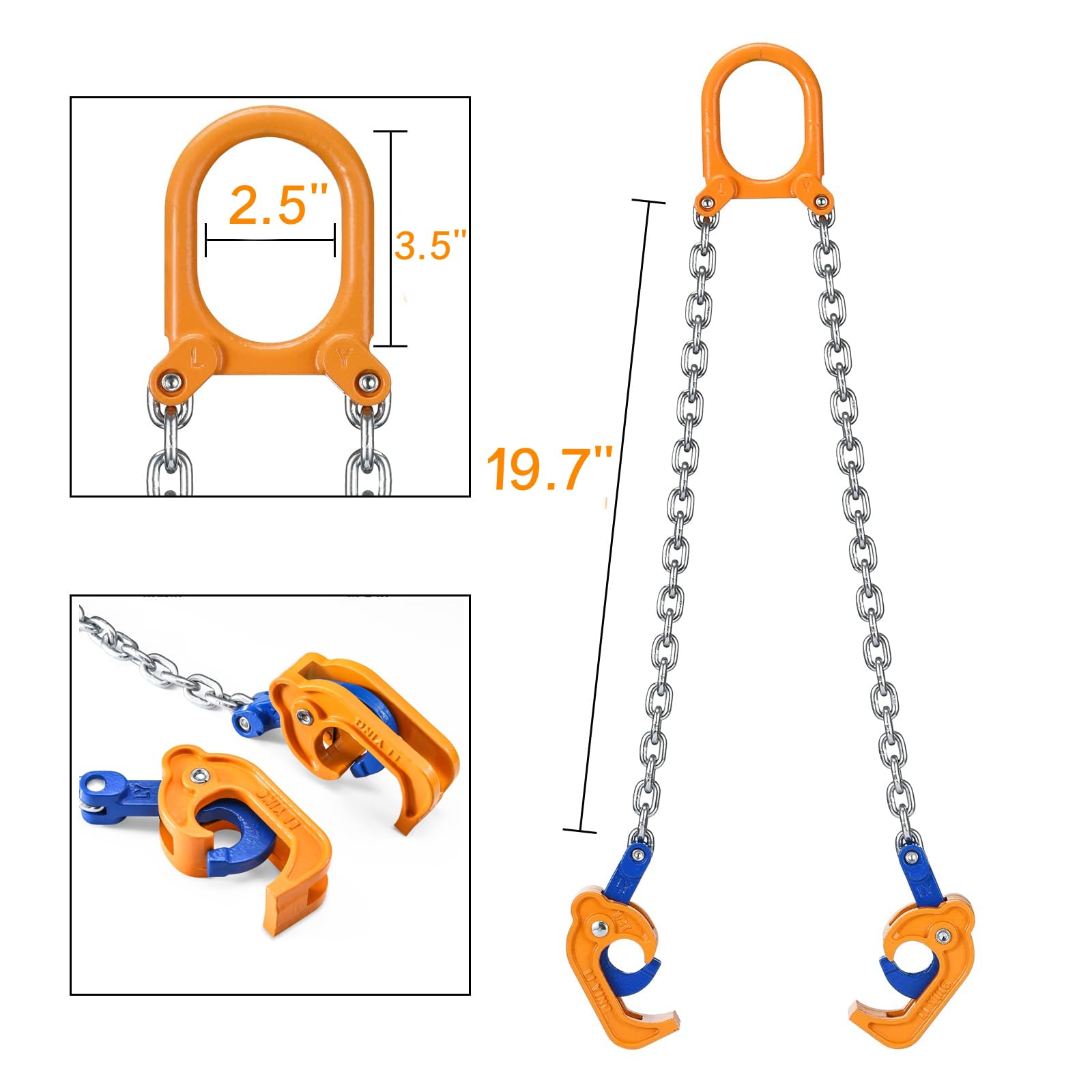 Amazon | GPOAS 改良版 チェーンドラムリフター 2200ポンド 耐